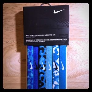 Nike Printed Headbands Assorted 6PK